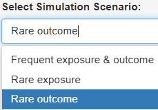Simulation scenarios