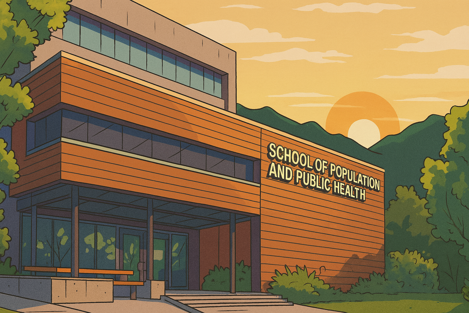 A conceptual image representing data analysis and public health.